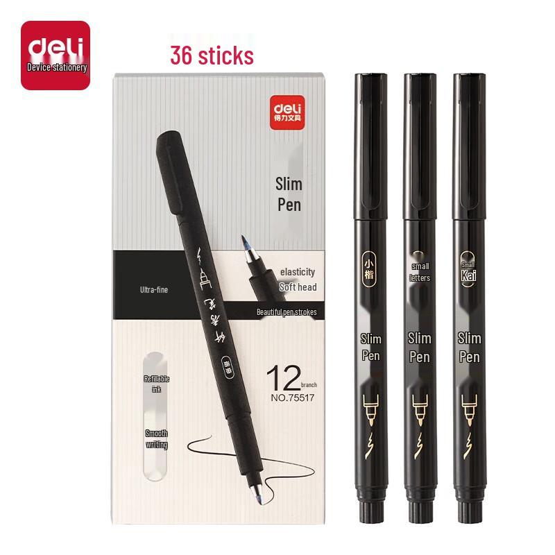 Deli 75517 Soft Tip Calligraphy Pen