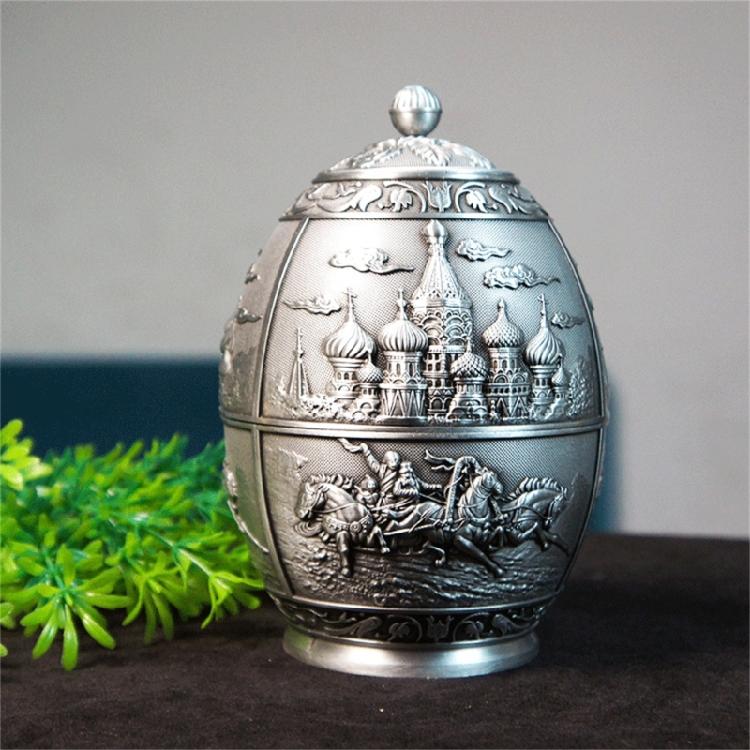 Multipurpose Coffee Teas Sugar Container Food Preservation Canister with Lid Moisture Proof Alloy Teas Storage Box