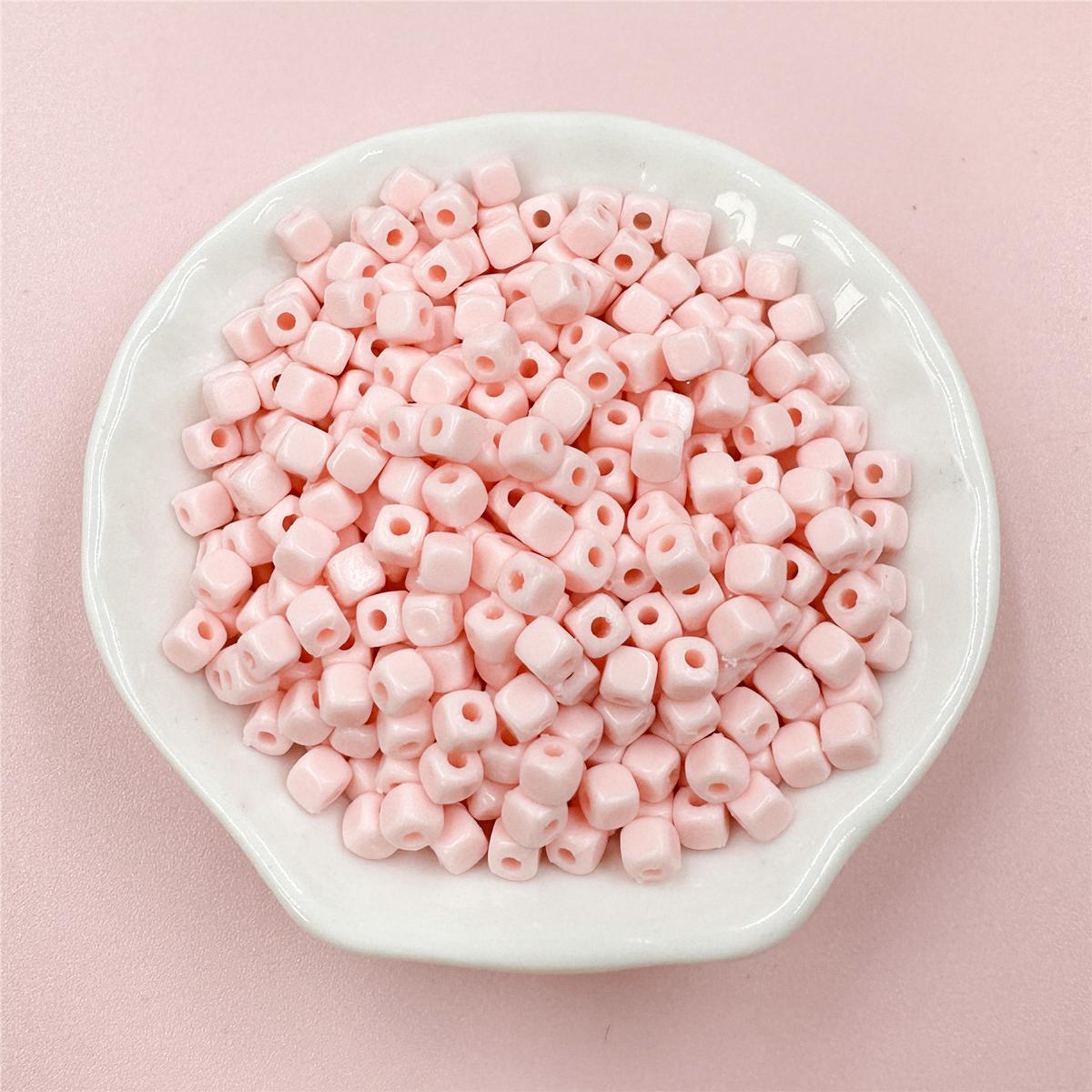 

Высокое качество 200 шт 4 мм свободные бусины квадратные бусины аксессуары акриловые ручной работы мода DIY для браслета ожерелья ювелирные аксессуары about 4mm