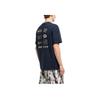 Emporio Armani EA7 Logo Print Knit Crew Neck T-Shirt Men Tops Blue 7M000302-AF12874-UB102