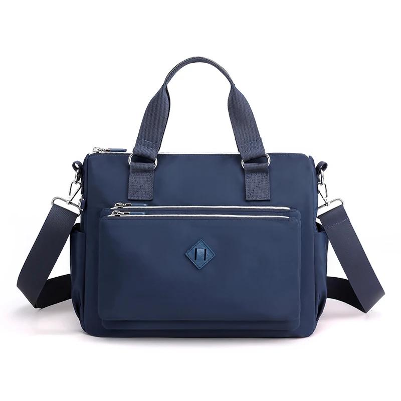 

Fashion Casual Women Large Capacity Handbag High Quality Fabric Female Shoulder Bag Leisure A4 Book Capacity Women Causal Tote 31cm x 27cm x 12cm