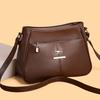 New Retro Shoulder Messenger Bag Women's Bag High Sense Large Capacity Mother Bag Multi-layer