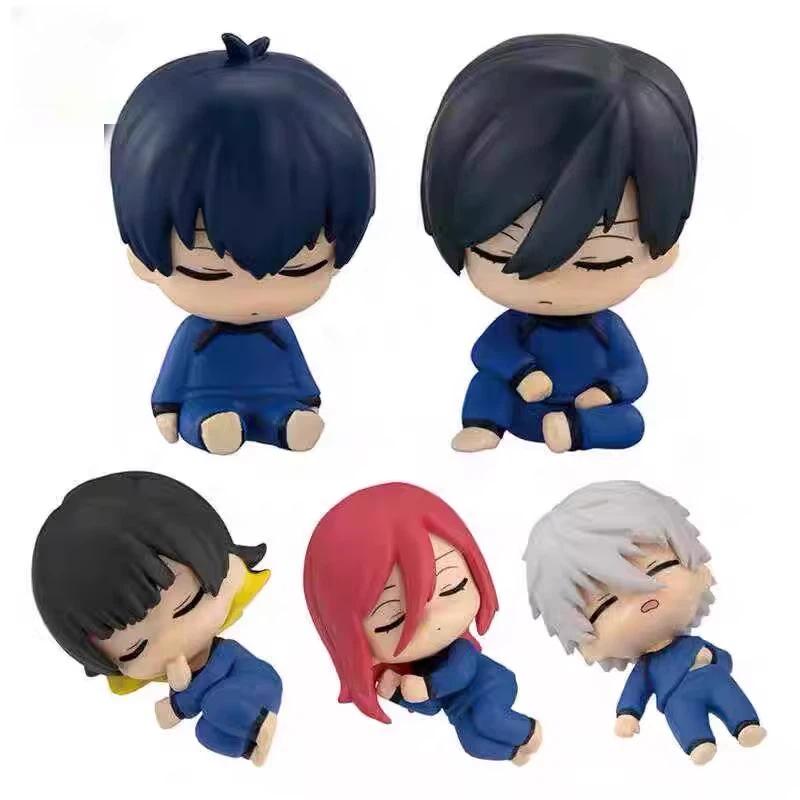 Op Voorraad Anime Blue Lock Slaapteam Nagi Isagi Blind Box Kawaii Actiefiguur Desktop Ornament Verjaardag Verrassingscadeaus Voor Fans