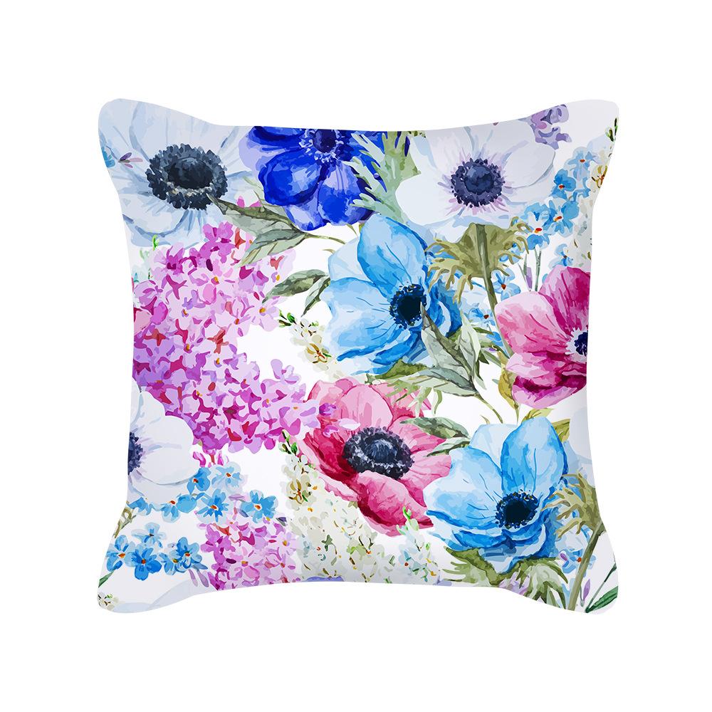 New Nordic Home Green Plant Tropical Fruit Pillowcase Without Pillow Core Cushion Cover Waist Pillowcase