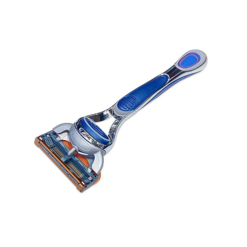 German 5-Layer Manual Razor for Men - Premium Beard Blade and Holder.