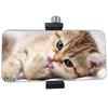 Adjustable Aluminum Alloy Mobile Device Holder Compact and Portable Clip with Anti Slip Silicone Pad Enhances Stability