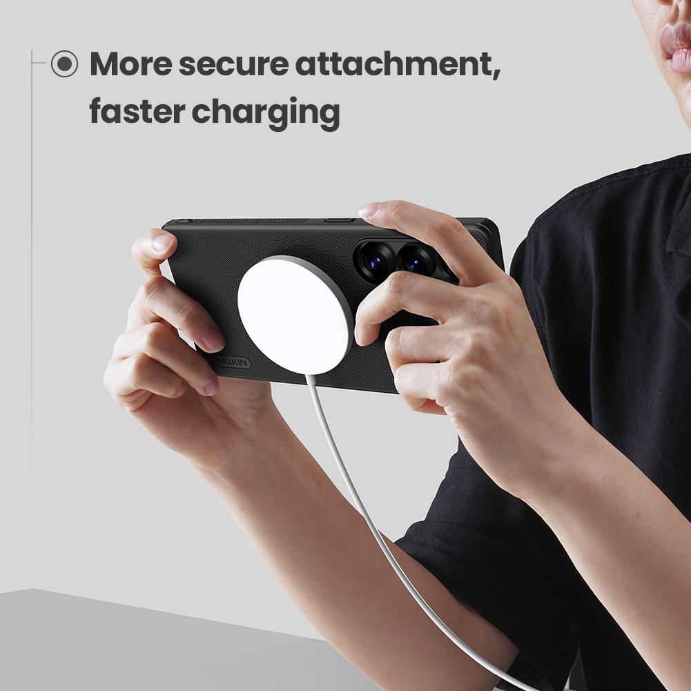 NILLKIN Για Samsung Galaxy S25 Ultra Θήκη Τηλεφώνου Super Frosted Shield Pro Μαγνητικό Πίσω Κάλυμμα