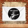 Dire Straits Band Party Flag Polyester Printed Flag Banner Tapestry for Garden Garage Decoration Concert Flag