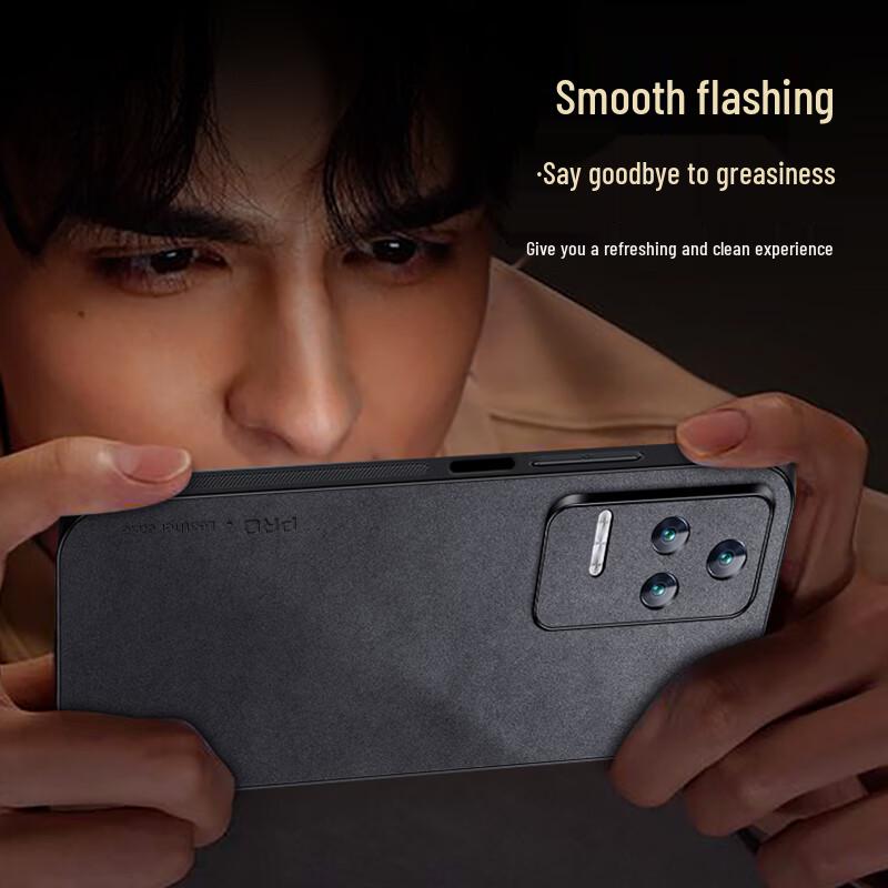 Shangsu Redmi K40 Series Luxury Suede Full Lens Protection Phone Case