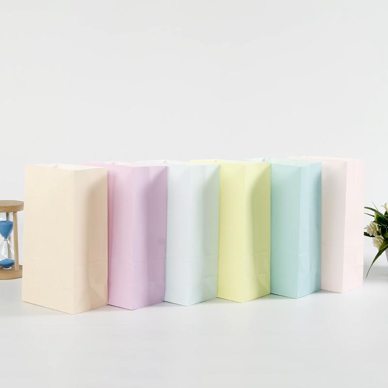 Colorful Disposable Paper Bags for Candy, Popcorn, Chestnuts, and Party Treats