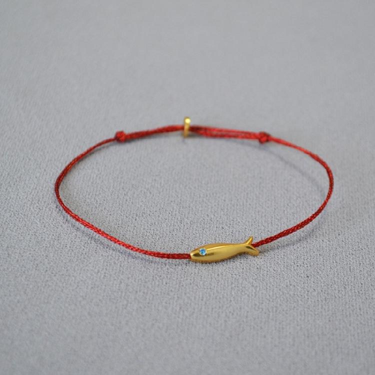 Mother-Child Red Thread Bracelets Lucky Little Fish Hand Rope Foot Rope