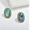 New Trendy Accessories, Oval Pendant Earrings, Exquisite Shell Earrings, and High-end Earrings
