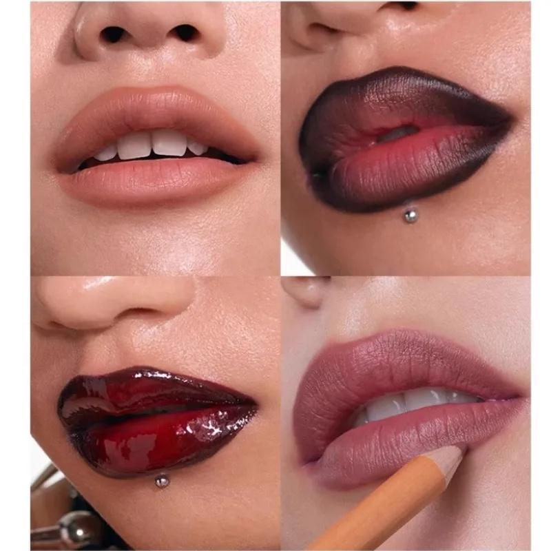 Kaleidos Makeup Lip Liner,High Pigmented Lip Stick Pencil for Shaping Sculpting Lips,Velvet Matte Finish,Vegan Cruelty-Free