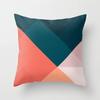 Orange Pillowcase Medieval Geometric Cushion Cover For Home Sofa Chair Decor Pillowcase Car Office Decoration Ornament
