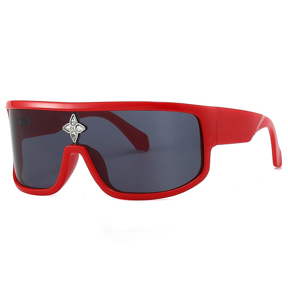 

Brand Designer Oversized Luxury Sunglasses Women For Men Vintage Diamond Sun Glasses Punk Big Frame Windproof Goggle Uv400