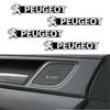 Nuovo Decorazione Audio Auto Emblema Distintivo 3D in Alluminio Adesivo Per Peugeot 308 307 206 208 207 3008 508 407 2008 5008 106 Styling