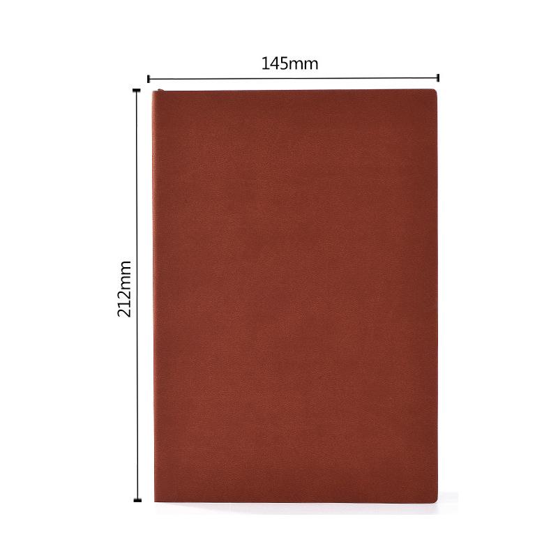 Hot Sale Customizable A5 Planner Notebook 50 MOQ Wedding Gift Notebooks 100 Sheets Spiral Binding Soft Cover PU Leather Stock