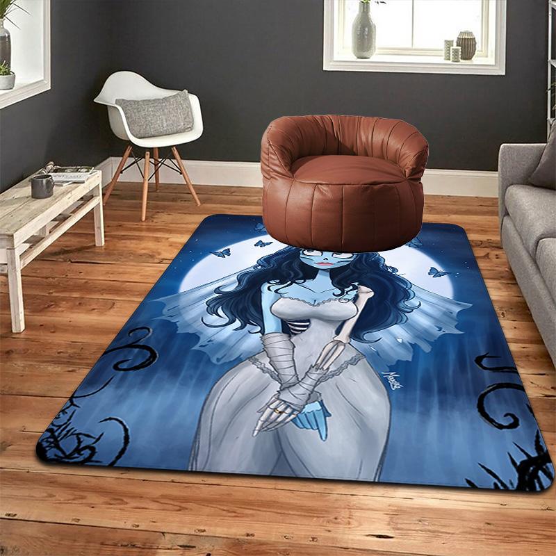 Corpse bride Rug Floor Mat for Living Room or Bedroom Soft and Comfortable Carpet a Gift for Birthday and Holiday.NFF0928041