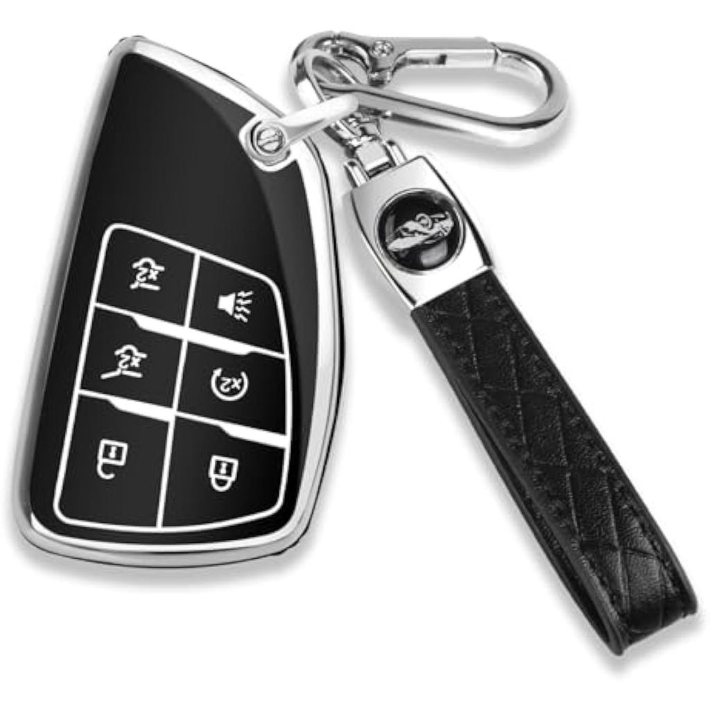 Soft TPU protection case for Chevrolet Keychain compatible with compatible 2021-2025 Chevrolet
