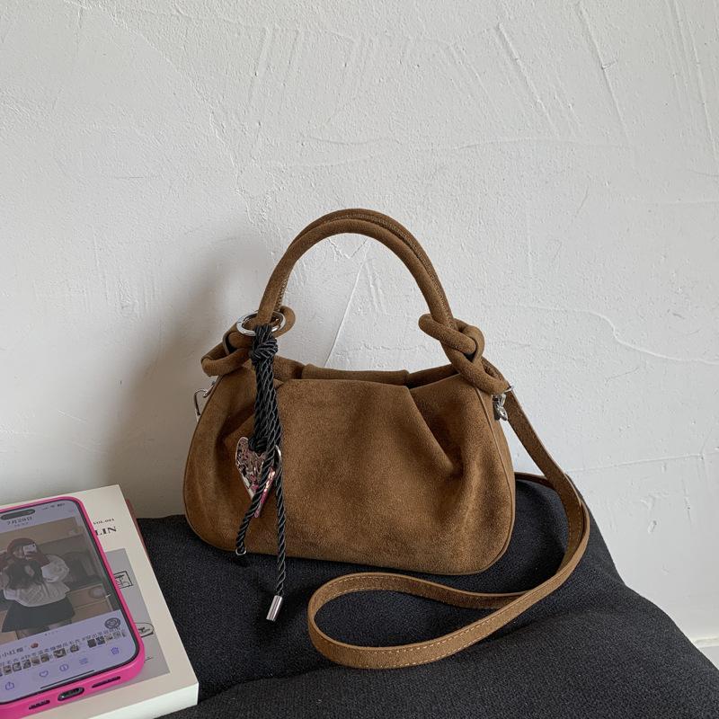 Fashionable Pleated Handbag, Retro Handbag for Women, Niche Single-shoulder Bag, Crossbody Bag Casually