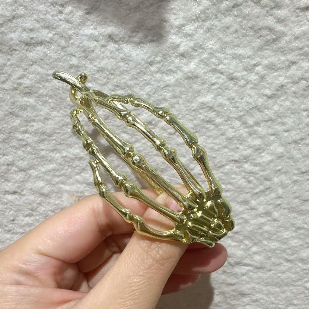 Gothic Schädelklaue Haarspange - Halloween Hochsteckfrisur Accessoire