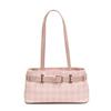 Large-capacity commuter bag women's shoulder bag summer versatile new casual plaid underarm bag tote bag