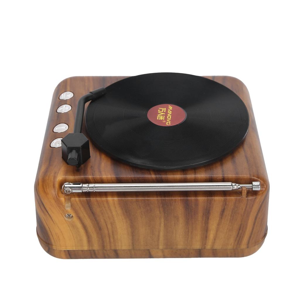 Mini Retro Vinyl Record Player Speaker Wireless Bluetooth High Definition Subwoofer Voice Box
