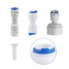 1/4"(6.35mm) Pipe Water Filter Straight Quick Connectors Garden Micro-irrigation Tank Reverse Osmosis Drinking Water Joint 10Pcs