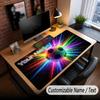 Soccer Theme Custom Mouse Pad Personalized With Name Text Customized Desk Mat For Office Home Decor