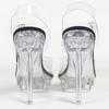 13CM Women Transparent High Heel Sandals, Thin Stiletto Platform Crystal Slippers, Sexy Nightclub Catwalk Shoes LFD-19876-1