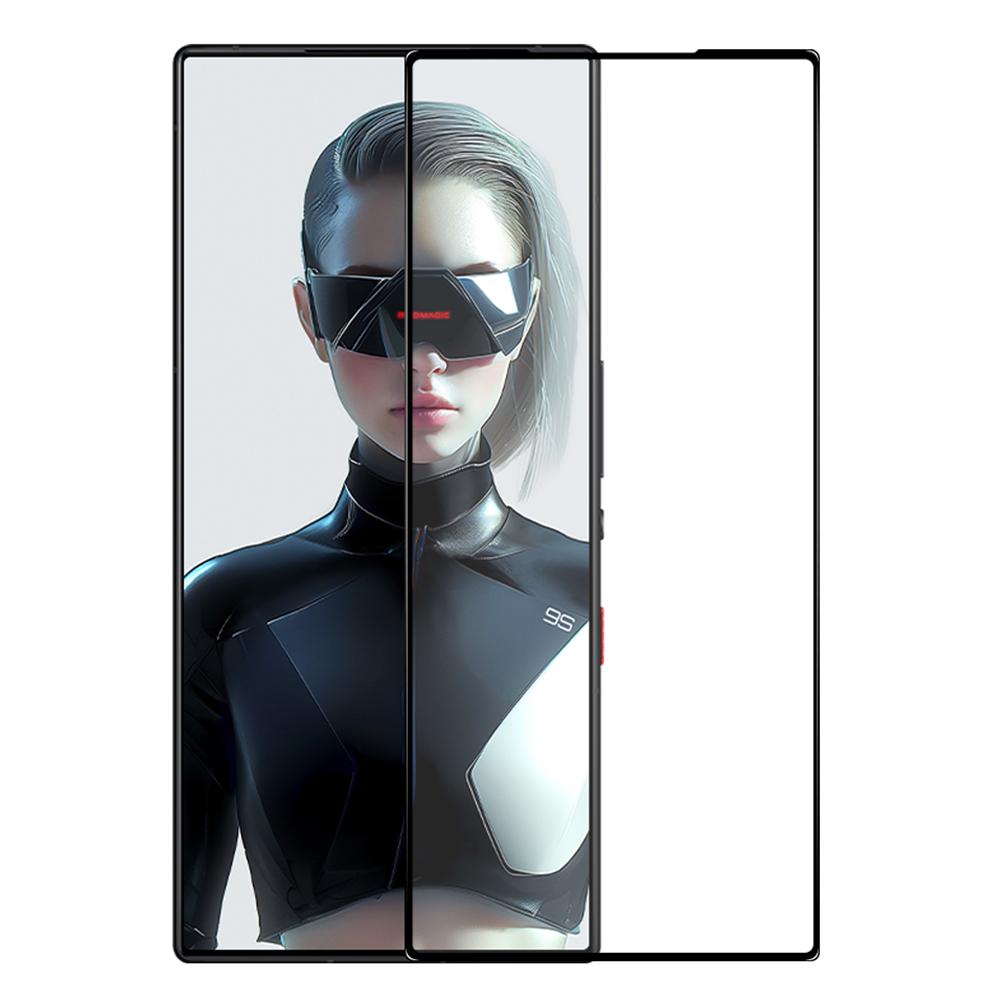 

Захисна плівка для екрана NORTHJO A+ для ZTE nubia Red Magic 9S Pro 5G/9S Pro+ 5G/9 Pro 5G/9 Pro+ 5G Високоалюмінієво-силіконова плівка 0.3 мм 2.5D, Чорна Type A