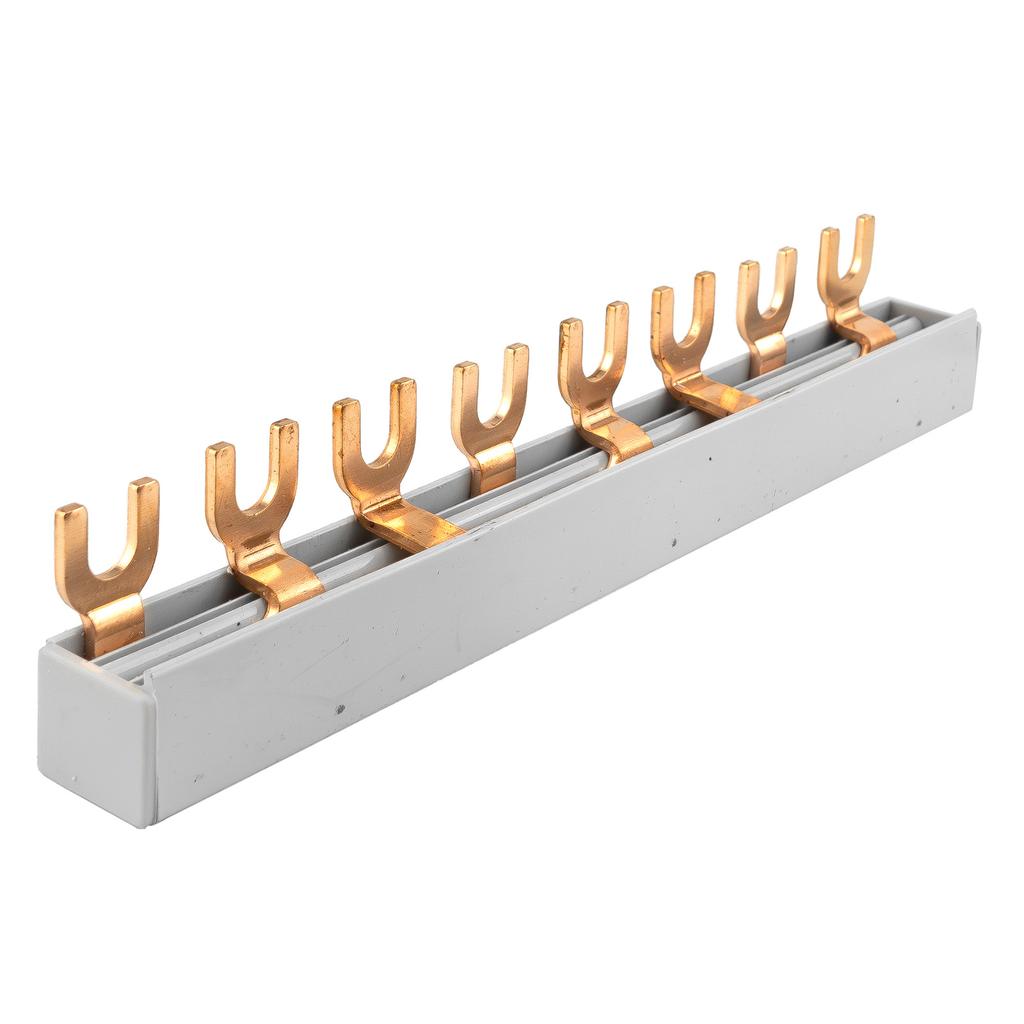 3-Phase 8-Module 12mm² Comb Busbar Bridge for MCBs