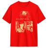 Silent Hill F T-Shirt Sommer Freizeit T-Shirts 100% Baumwolle Rundhals 4XL 5XL 6XL T-Shirts Kurzarm Streetwear T-Shirt