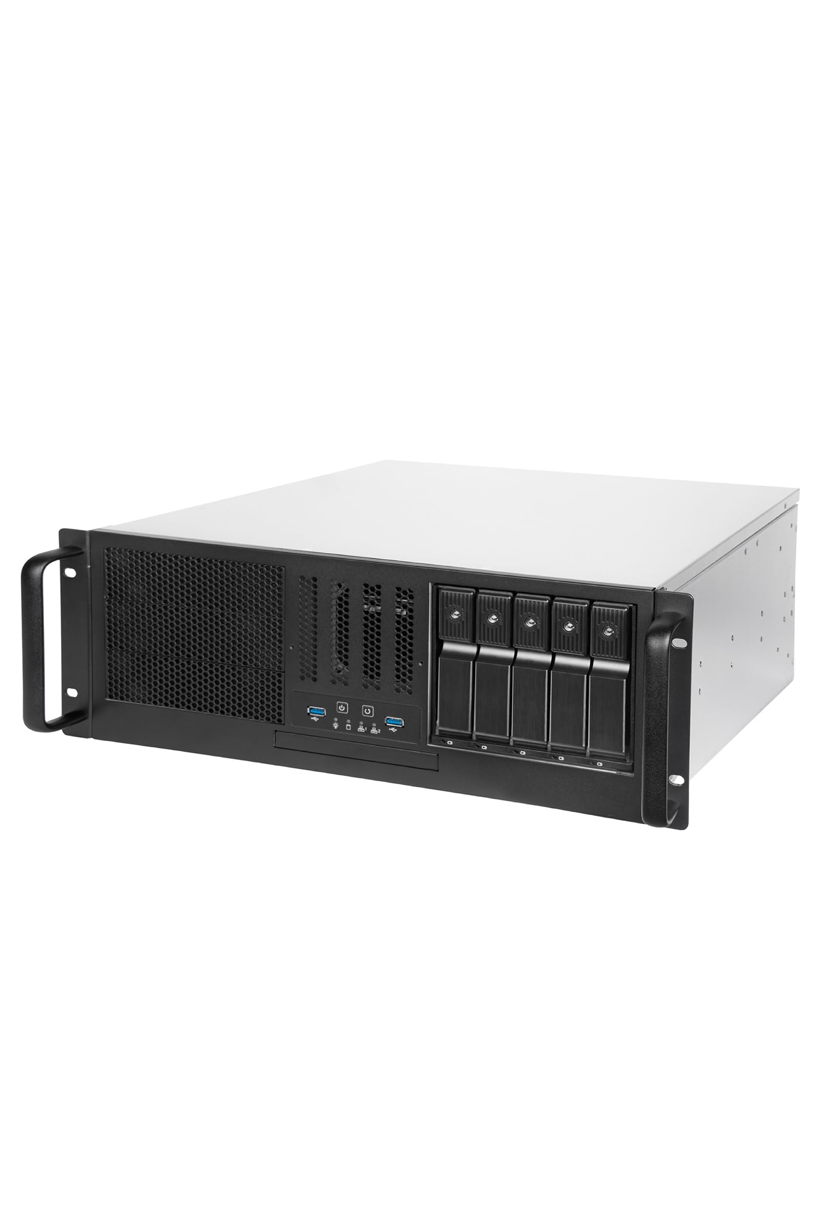 

SilverStone Rack Mount Server Chassis 4U ATX Compatible PC Case Japanese Distributor SSI-CEB SST-RM41-H08 [Authorized Product] срібний