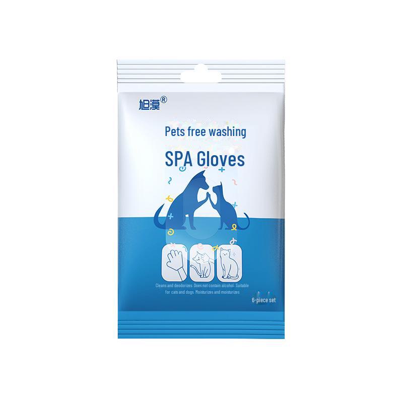 Pet Cleaning Disposable Wet Wipes and Gloves: Deodorizing Care for Cats and Dogs