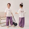 LUSON Girls' Loose-Fit Short Sleeve Summer T-Shirt
