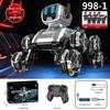 Stunt Remote Control Car: 8-Wheel Intelligent Mechanical Dog with Gesture Sensing for Kids