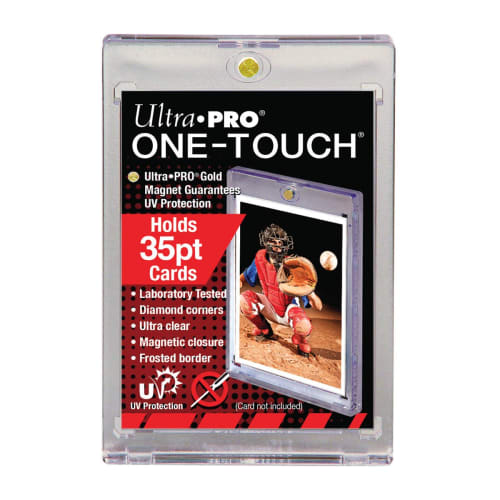 Ultra Pro One-Touch Magnetic Standard Card Holder, 25-Case (Fits up to 35 Cards), Sports Trading Card Collectibles