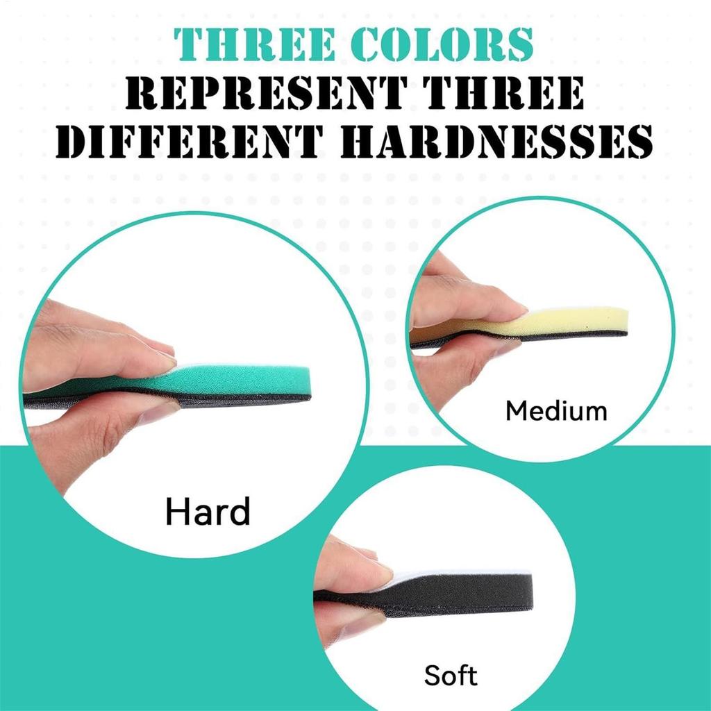 Sanding Pad 5 Inch 8 Holes Cushion Discs Sanding Buffer Cushion For Polisher Polishing Grinding Wood Metal Automotive Drywall