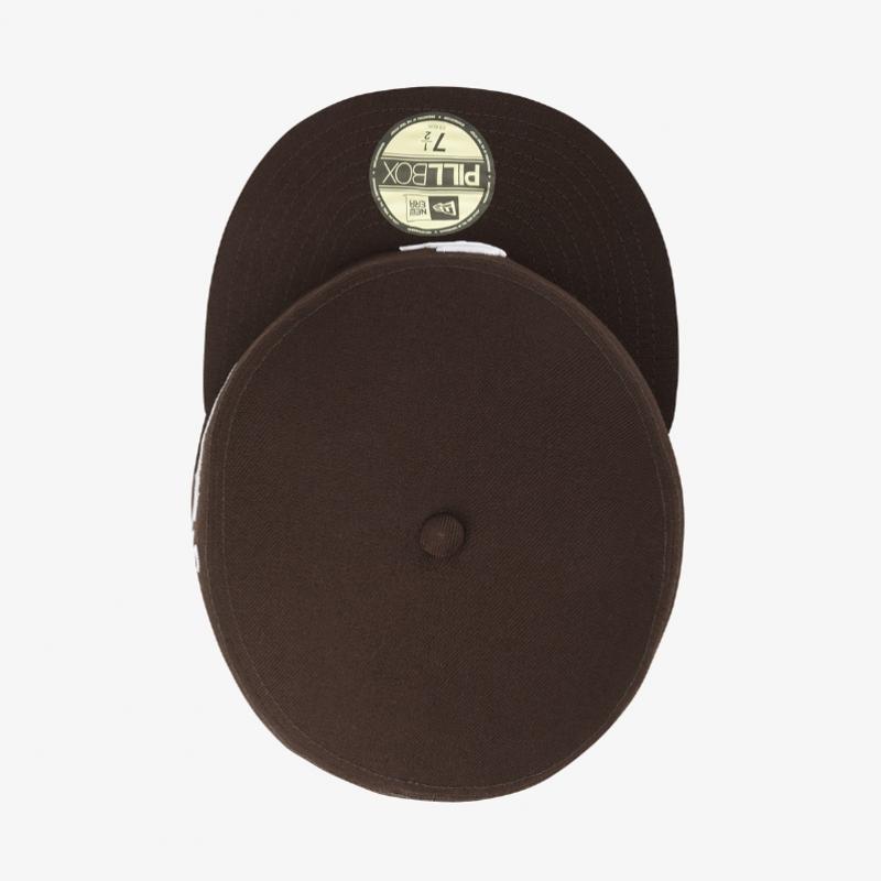 New Era Chicago White Sox Fillbox Pitted Cap Burnt Wood