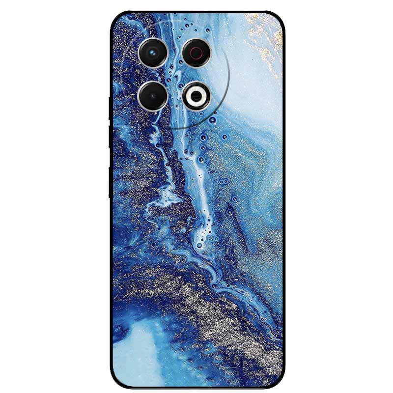 For Tecno Spark 30 Pro Case Marble Painted Silicone Back Cover Cases For KL7 Spark 30 Pro Soft Black Phone Funda Spark 30 Pro 4G