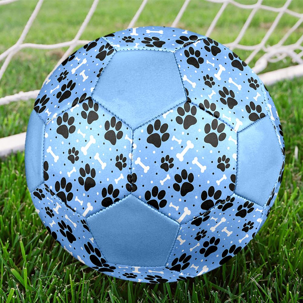 1PC Dog Bone Soccer Ball Size 5 Football Machine Sewn Indoor/Outdoor Universal Football A77