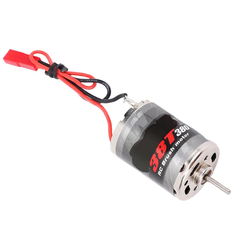 Brushed RC Motor Replacement for Traxxas 7075 High Torsion 38T Stainless Steel DC Electric Brushed Motor with Heat Sink