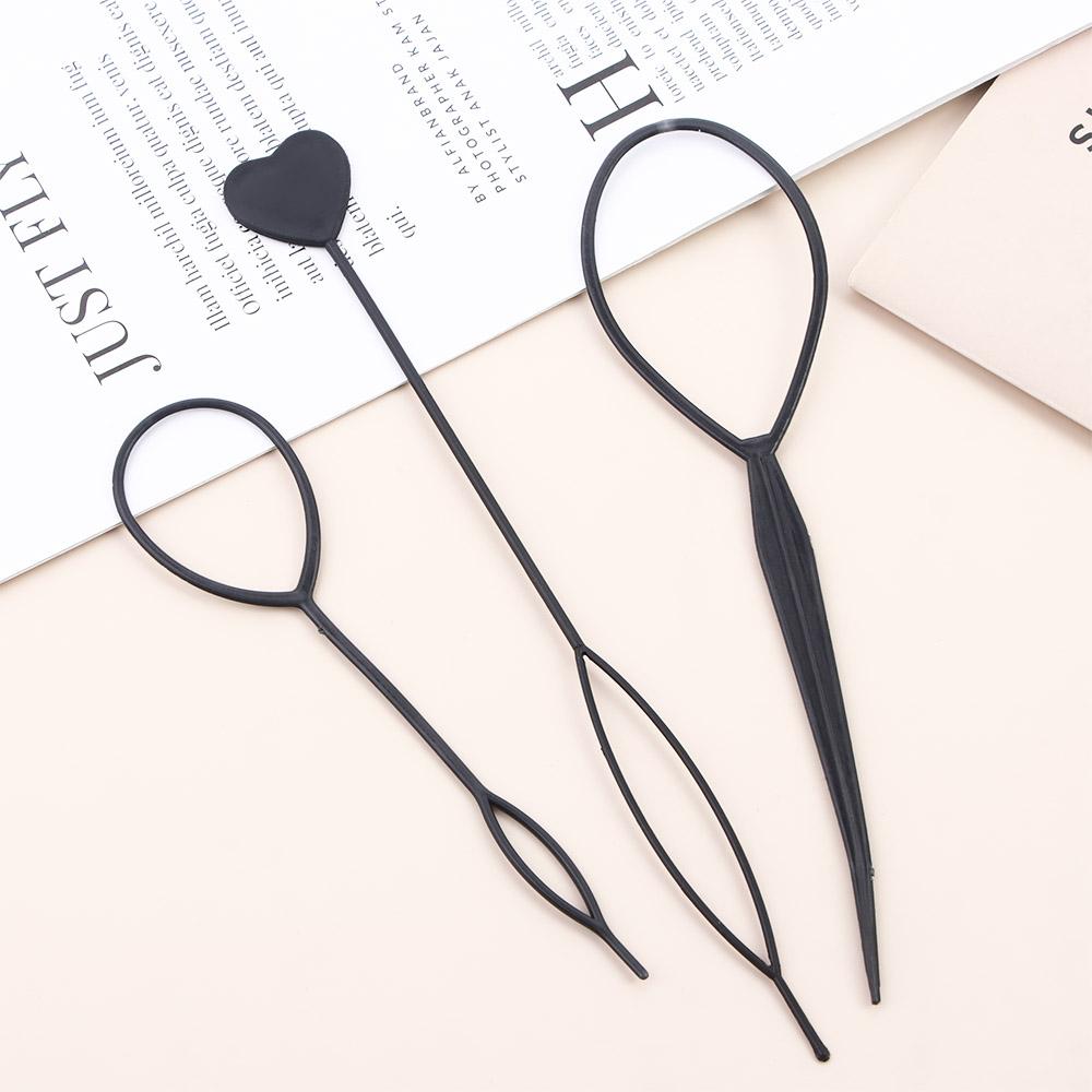 Roller Weave Hair Clip Hairstyling Tool Bun Maker Pull-through Hair Needle Hair Dispenser Hair Braider Kit Hair Braiding Tools