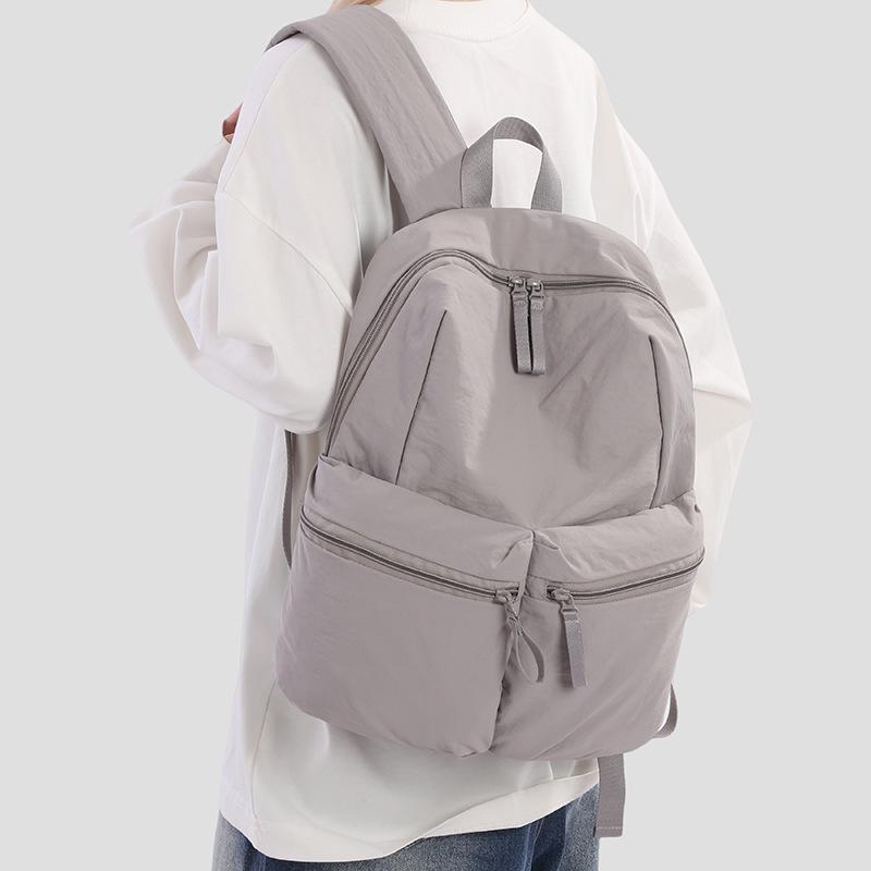 2025 Women's Lightweight Nylon College Backpack - Large Capacity, Casual Double Shoulder Bookbag