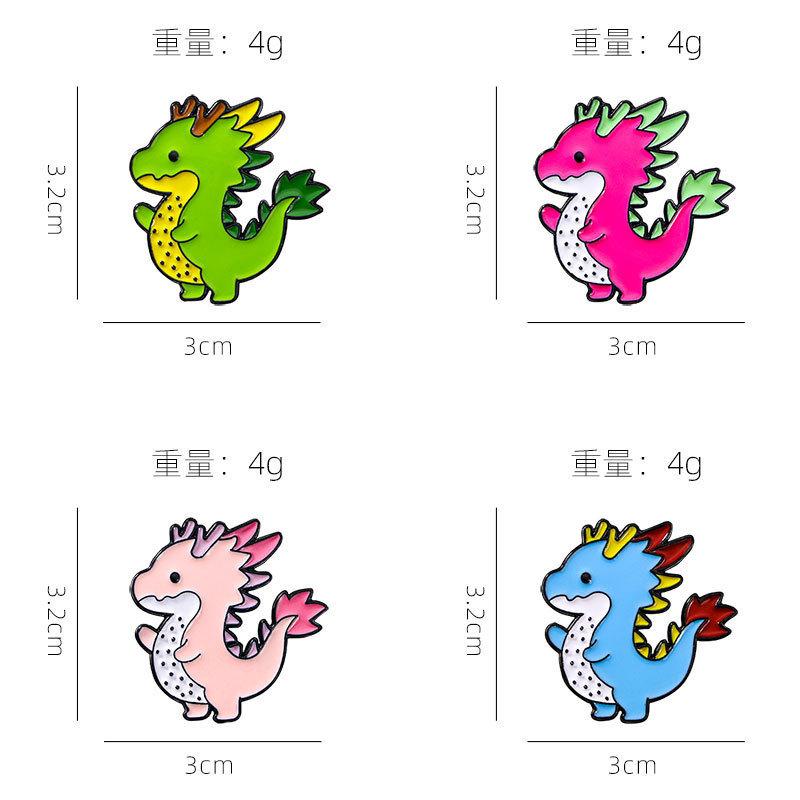 Special for little dragon brooch, cute dragon bag pendant, clothes accessories medal