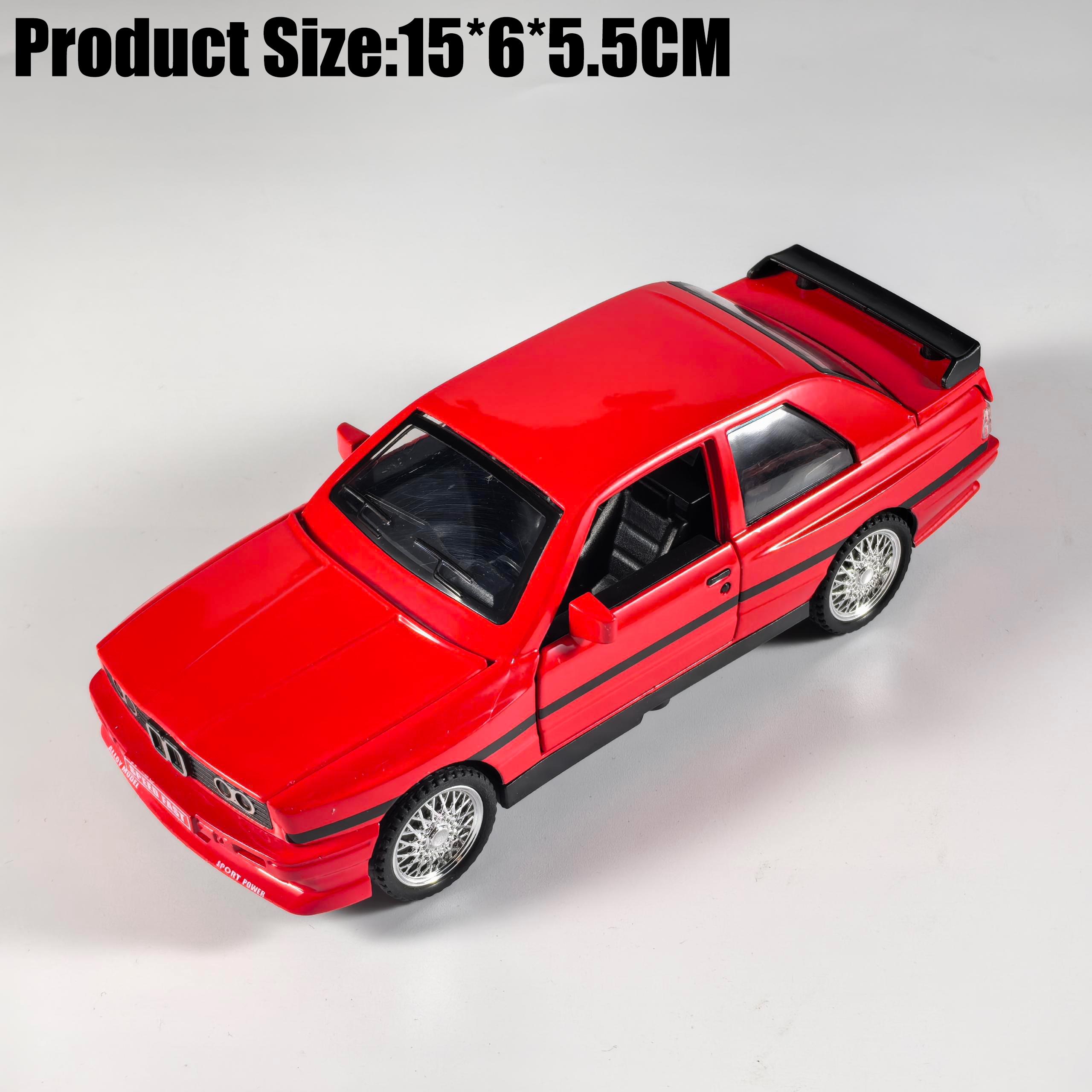 1:32 Bmw M3 E30 Rally Sportlimousine Legierung Metall Druckguss Modellauto Heimdekoration & Sammlerstücke Hobby Auslage Feiertagsdekorationen