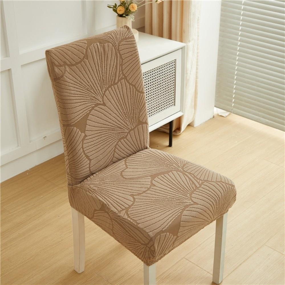 Weiche Esszimmerstuhlhusse mit hoher Rückenlehne, Stretch-Jacquard-Überwurf, Dehnbarer Stuhlbezug, Elastische Spandex-Jacquard-Stuhlhusse, Küche