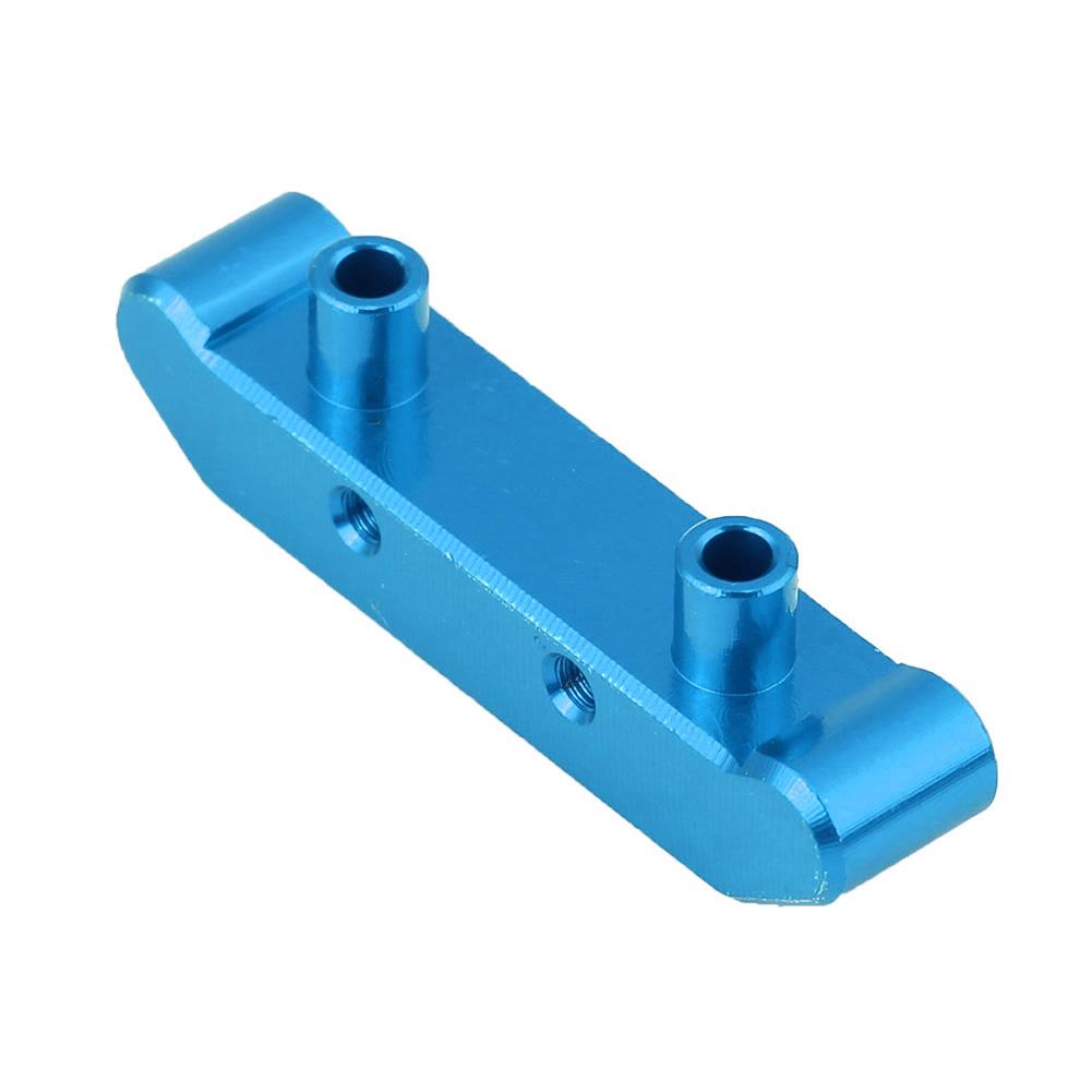 Aluminum Alloy Rear Squat Plate for RC Car FS 1 18 Electric Truck RC Car Part (Rear, Blue)