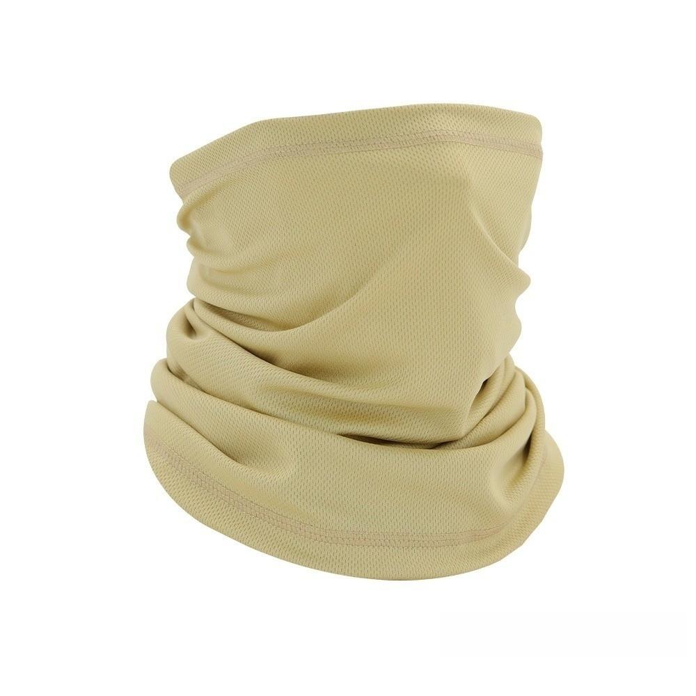 Multifunctional Sunscreen Neck Gaiter Ice Feeling Quick-drying Half Face Mask Breathable Elastic Tube Scarf for Outdoor Sport